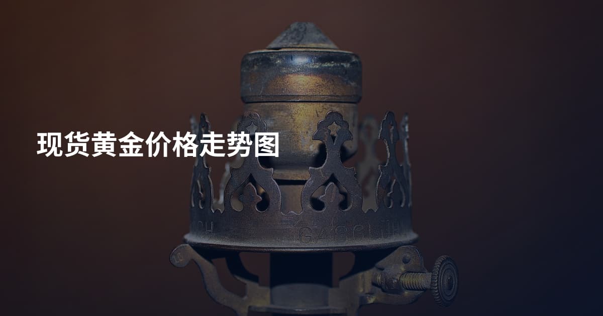 现货黄金价格走势图