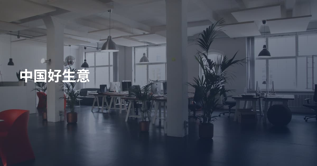中国好生意