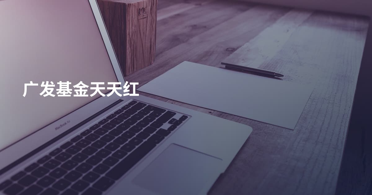 广发基金天天红