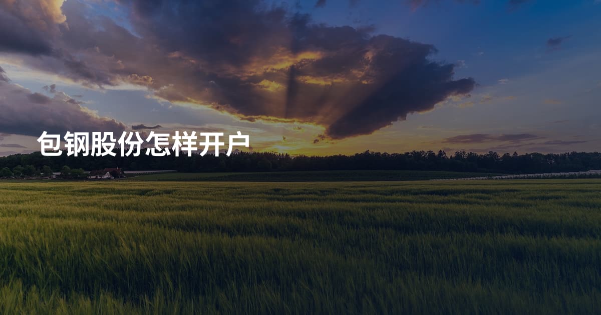 包钢股份怎样开户