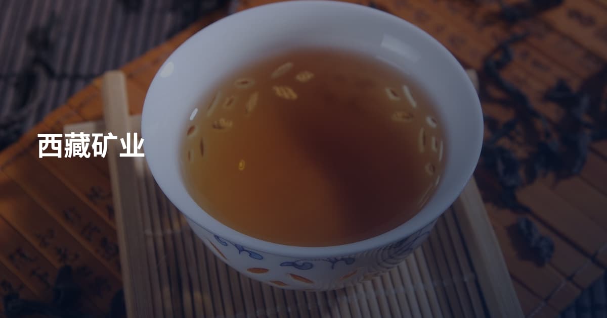 西藏矿业