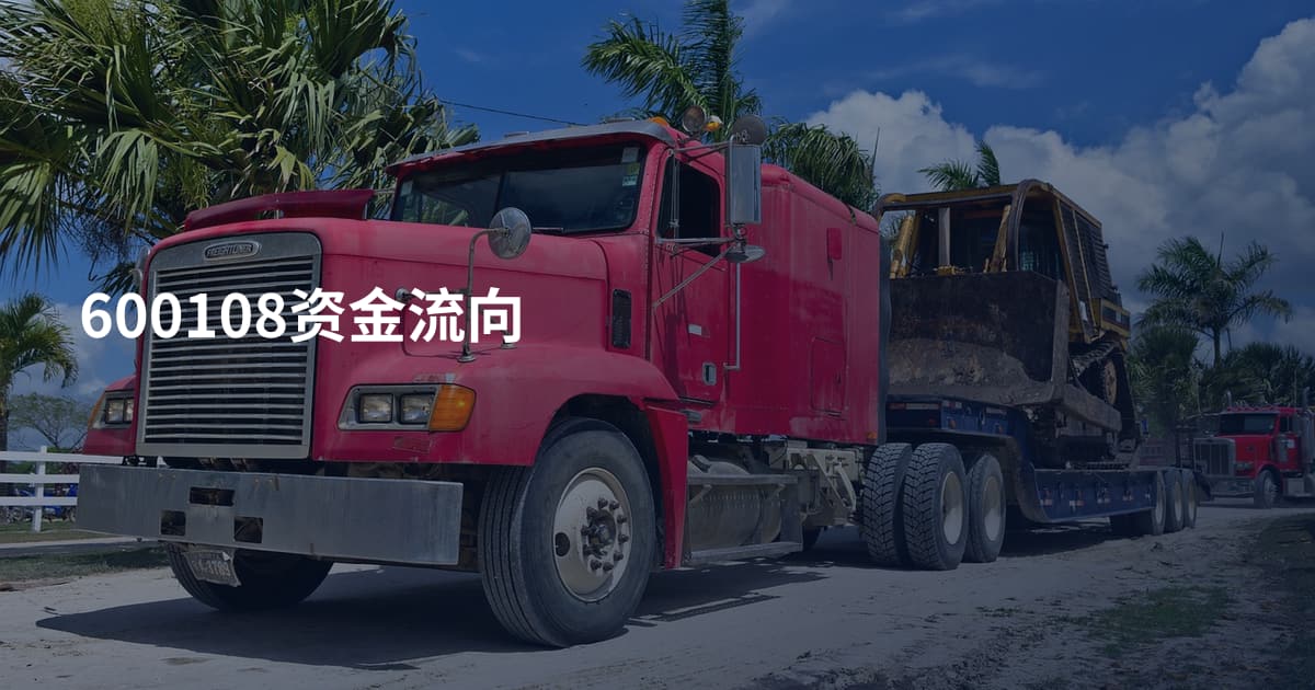 600108资金流向