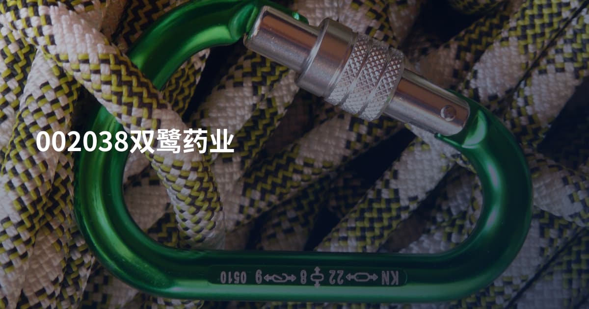 002038双鹭药业