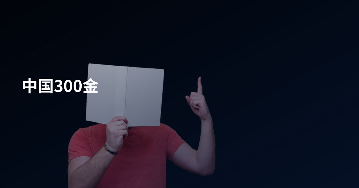 中国300金