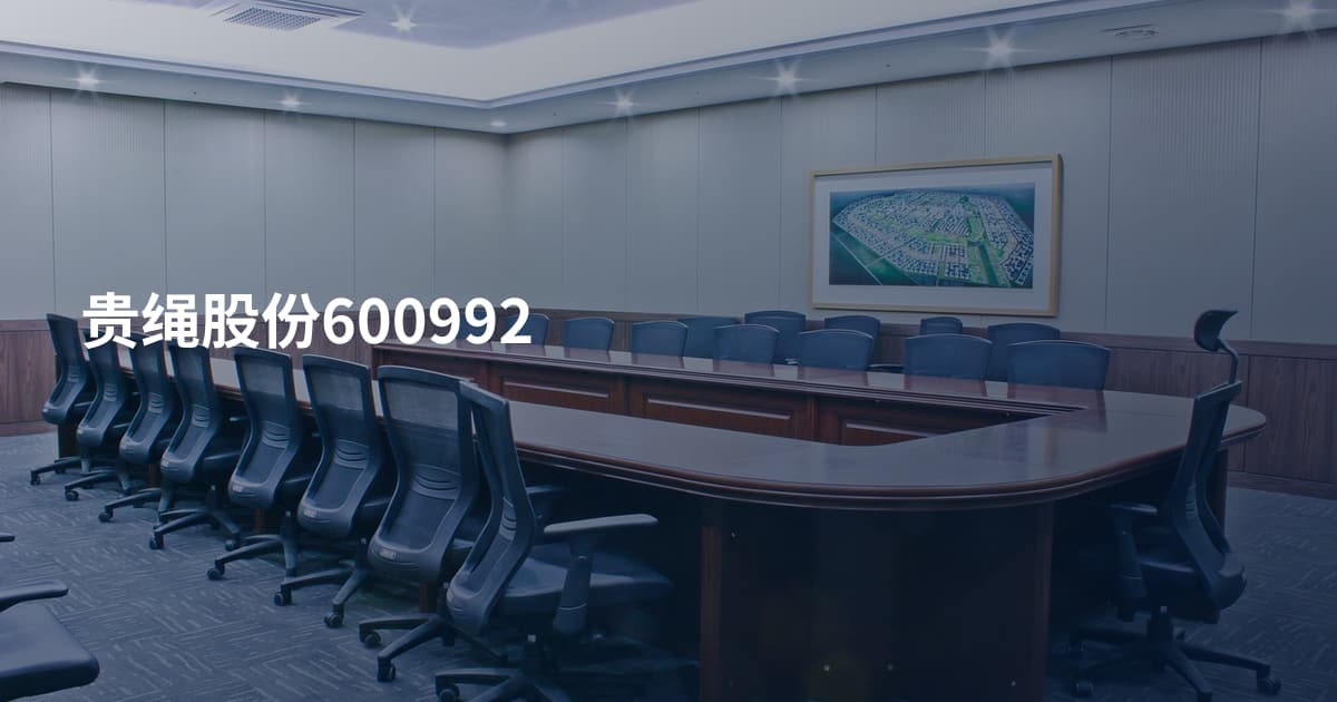 贵绳股份600992