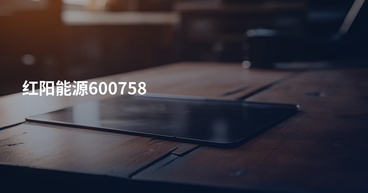 红阳能源600758