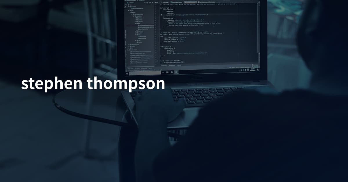 stephen thompson