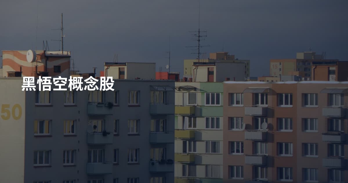 黑悟空概念股