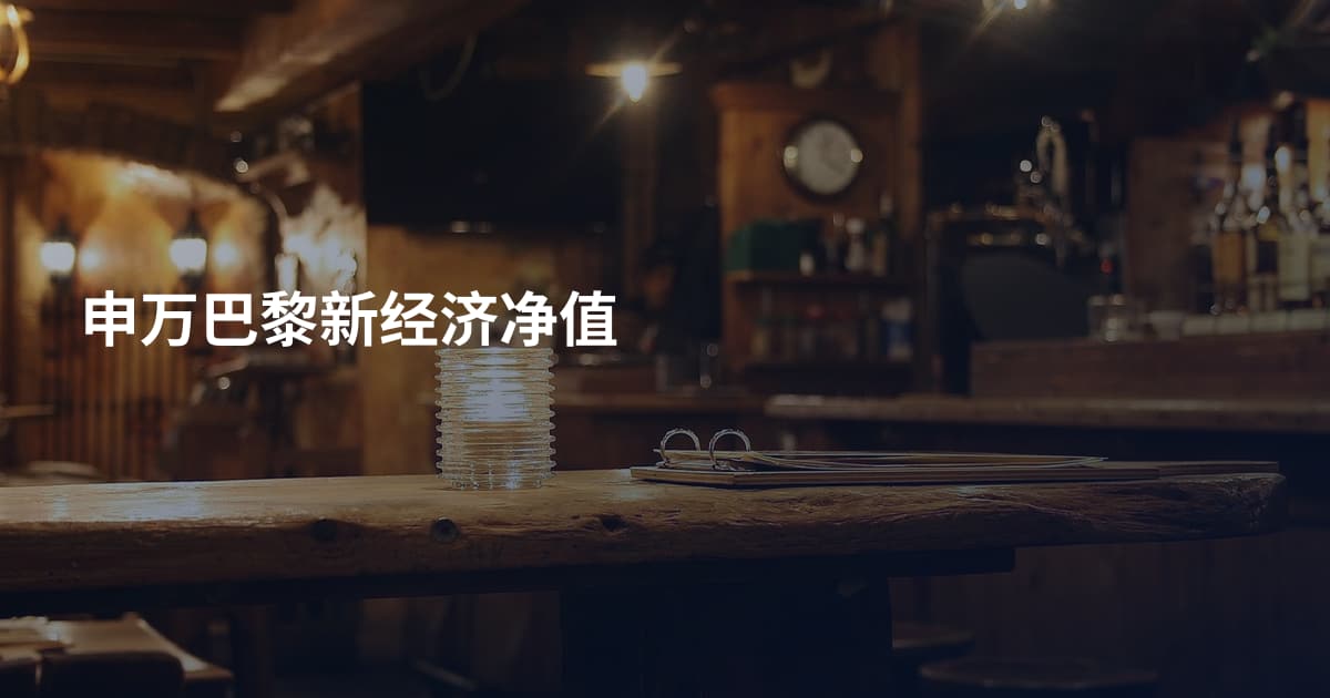 申万巴黎新经济净值