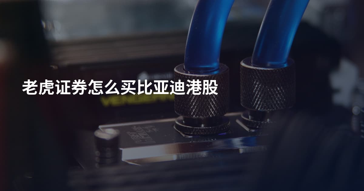 老虎证券怎么买比亚迪港股