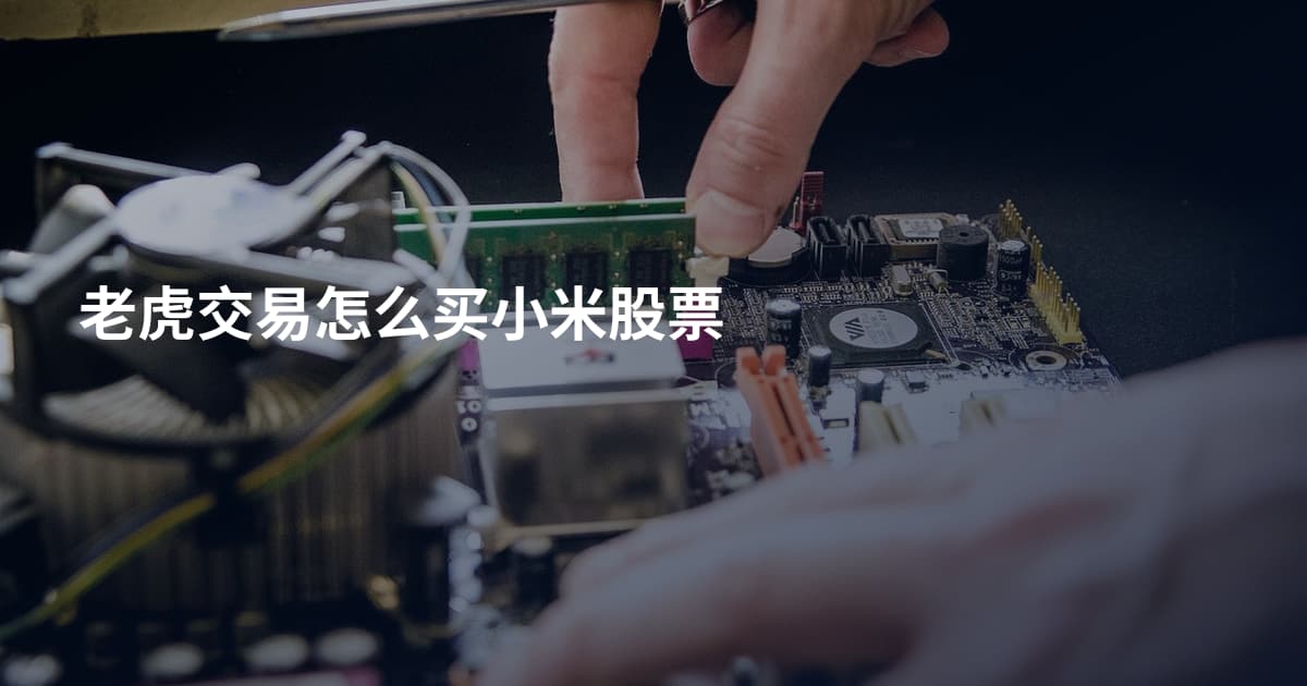 老虎交易怎么买小米股票