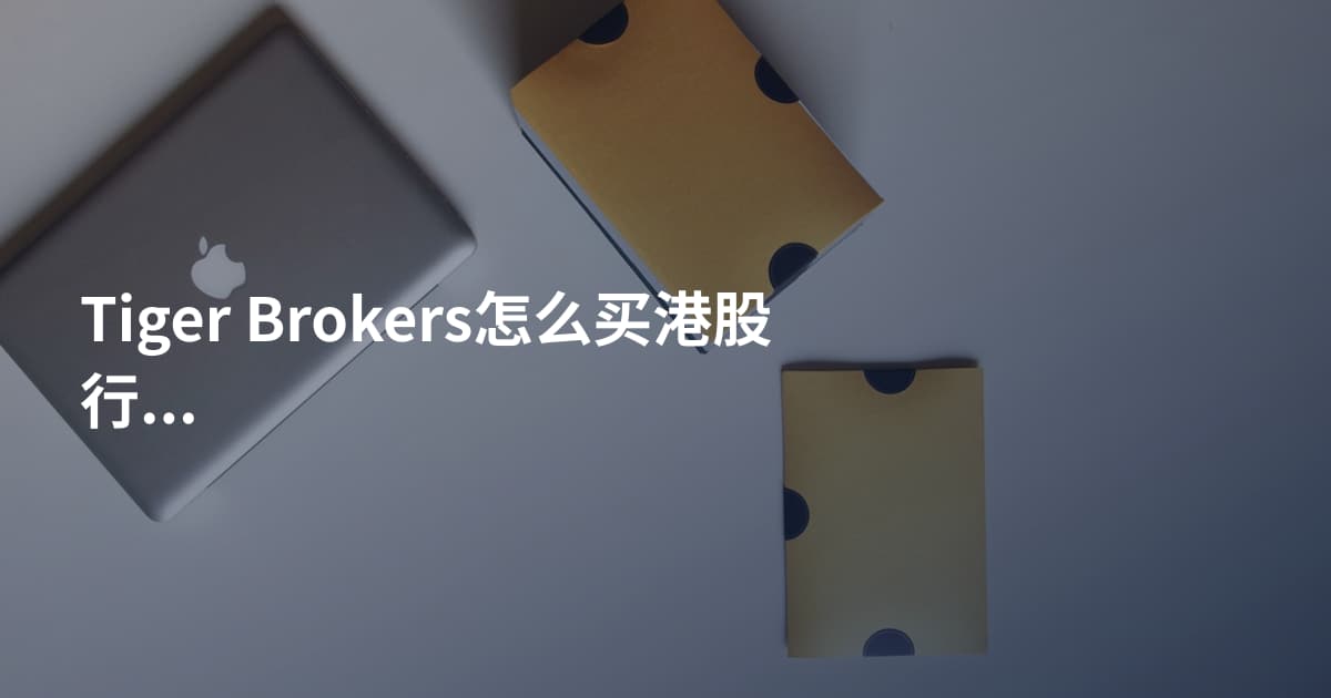 Tiger Brokers怎么买港股行情