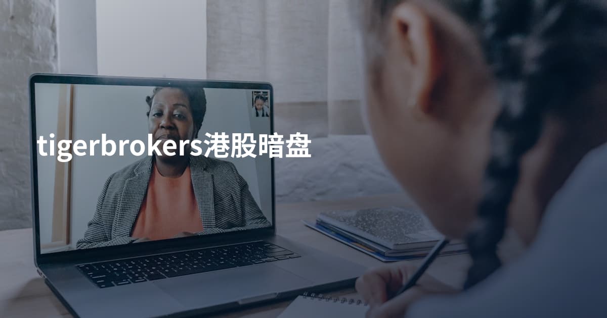 tigerbrokers港股暗盘