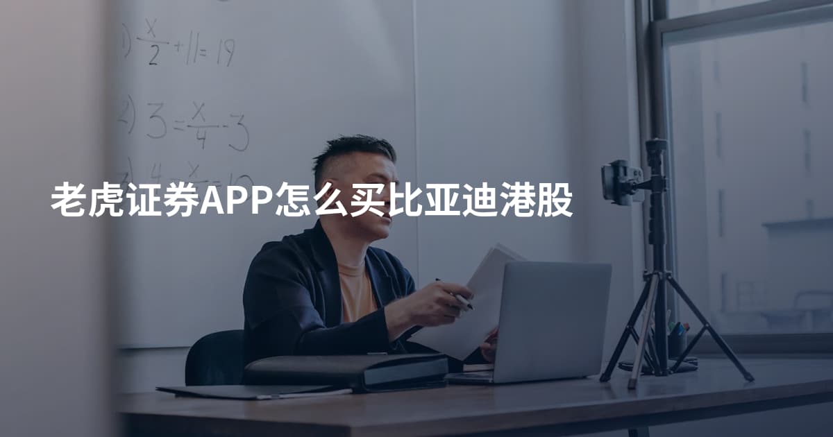 老虎证券APP怎么买比亚迪港股