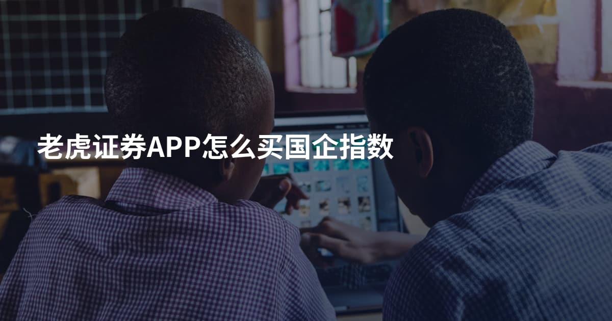 老虎证券APP怎么买国企指数