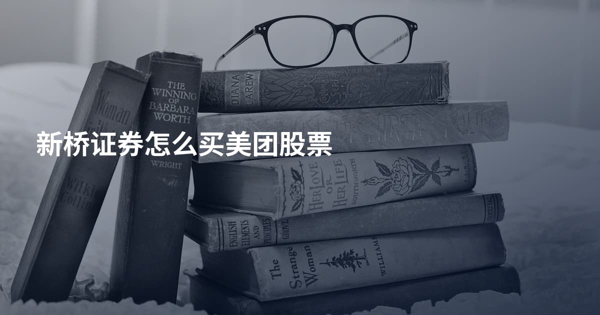 新桥证券怎么买美团股票