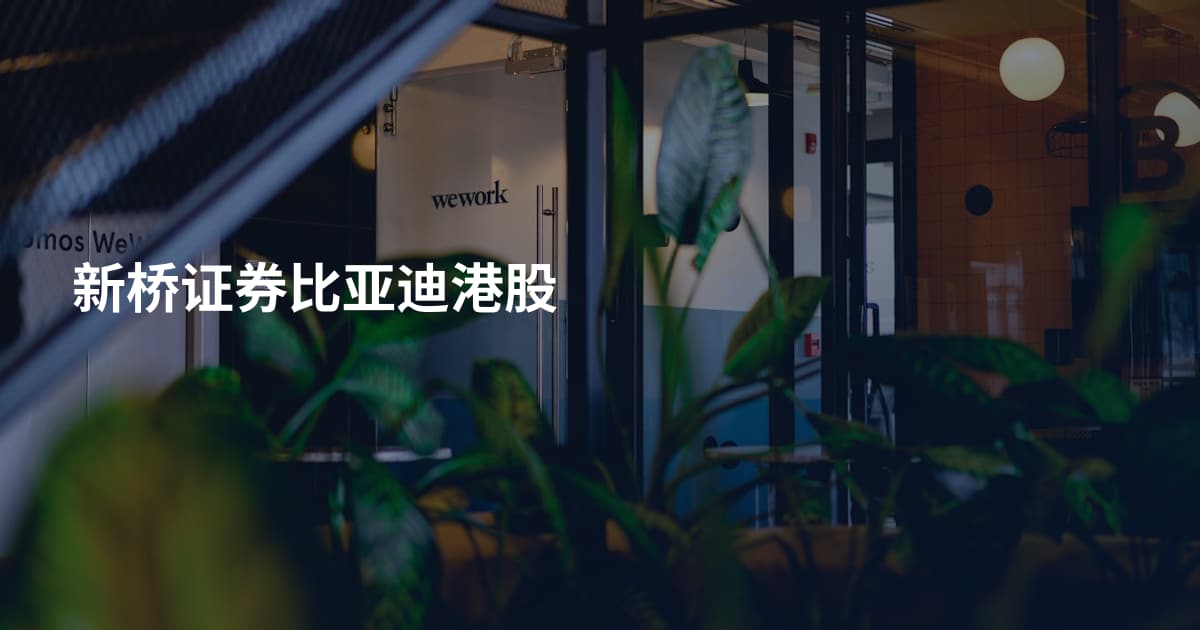 新桥证券比亚迪港股