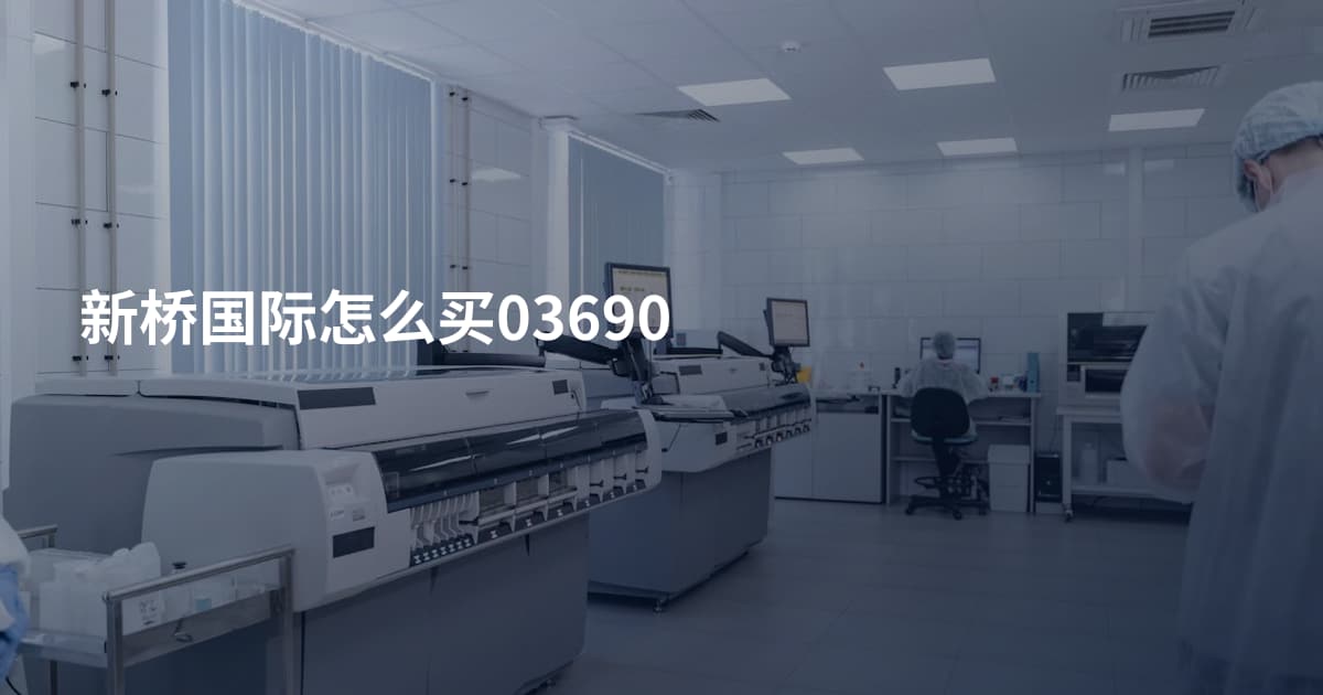 新桥国际怎么买03690