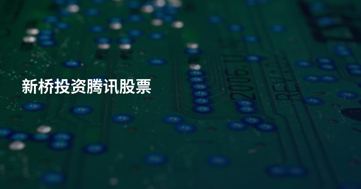 新桥投资腾讯股票