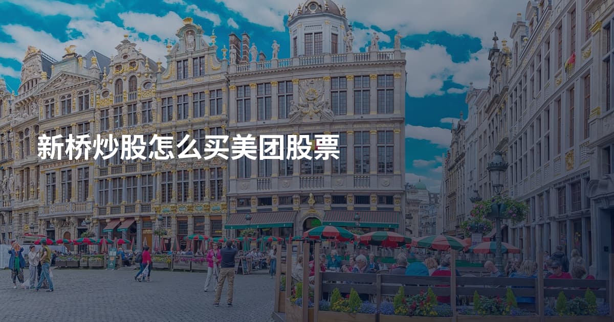 新桥炒股怎么买美团股票