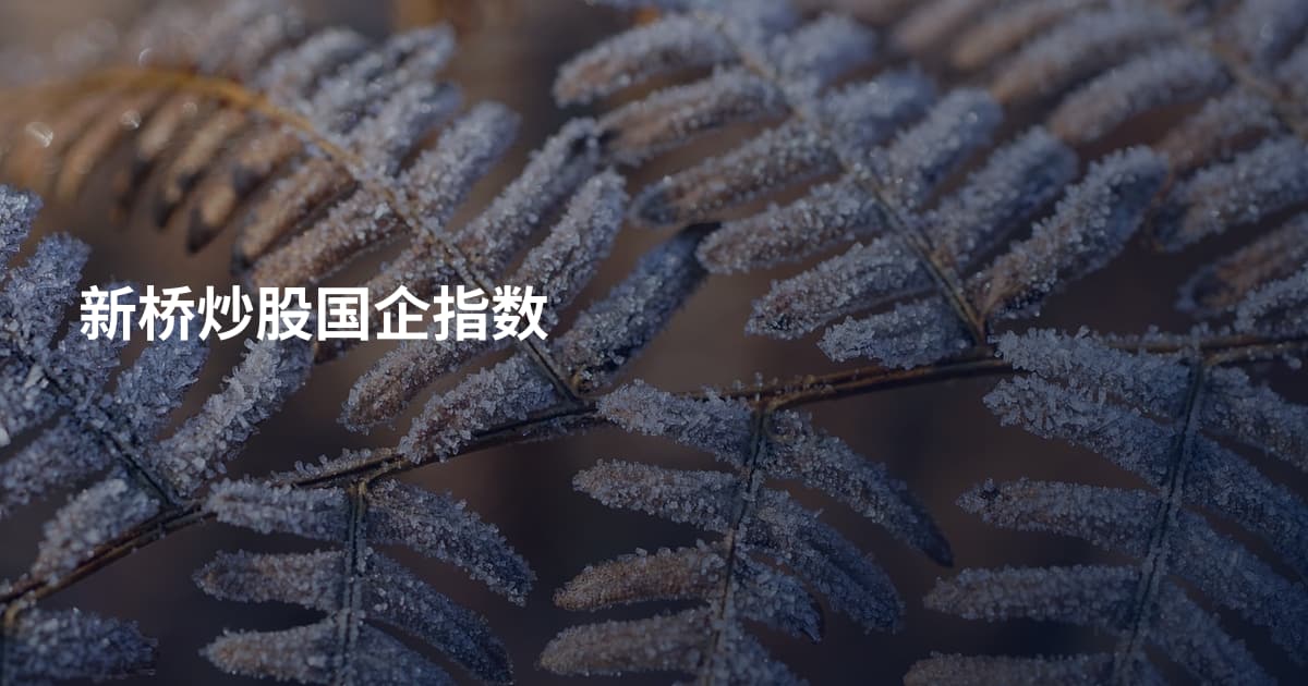 新桥炒股国企指数