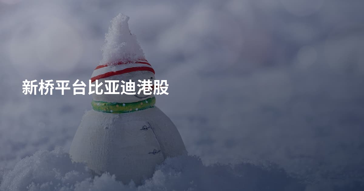 新桥平台比亚迪港股