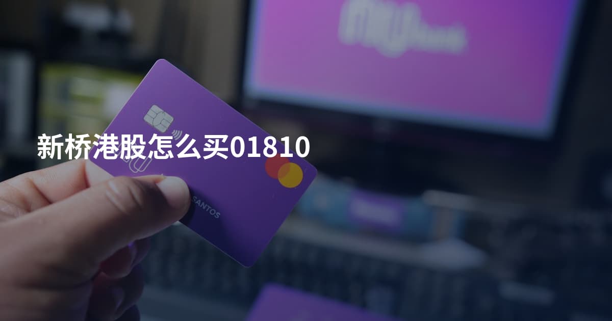 新桥港股怎么买01810