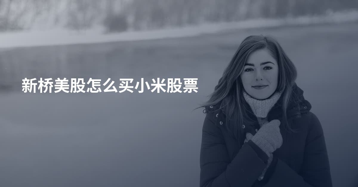 新桥美股怎么买小米股票