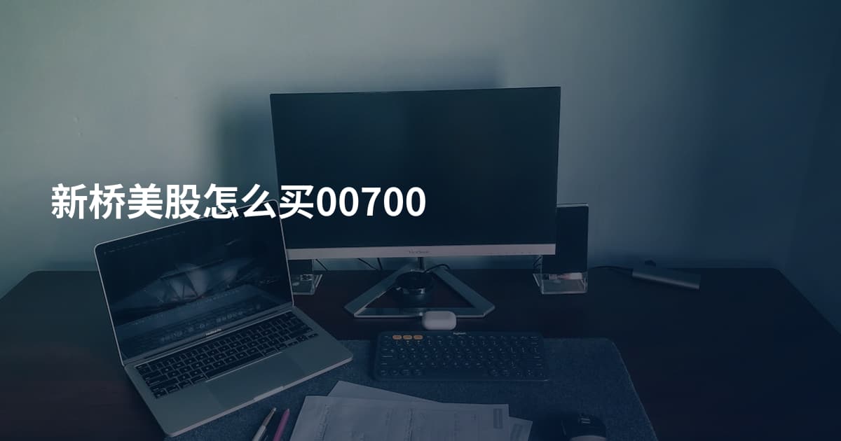 新桥美股怎么买00700