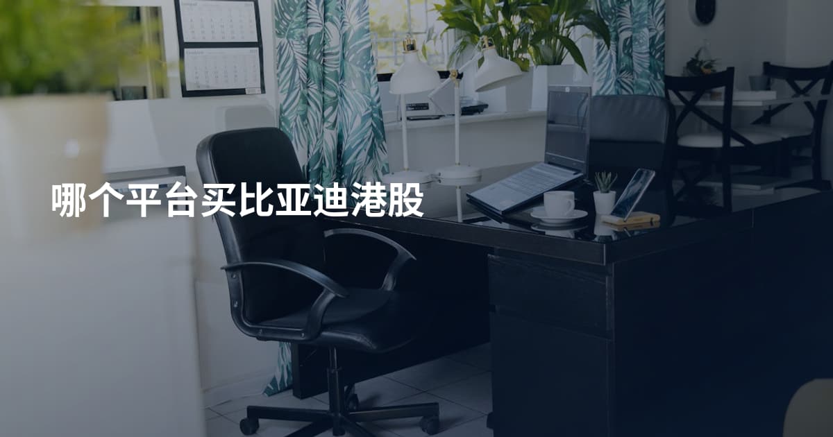 哪个平台买比亚迪港股