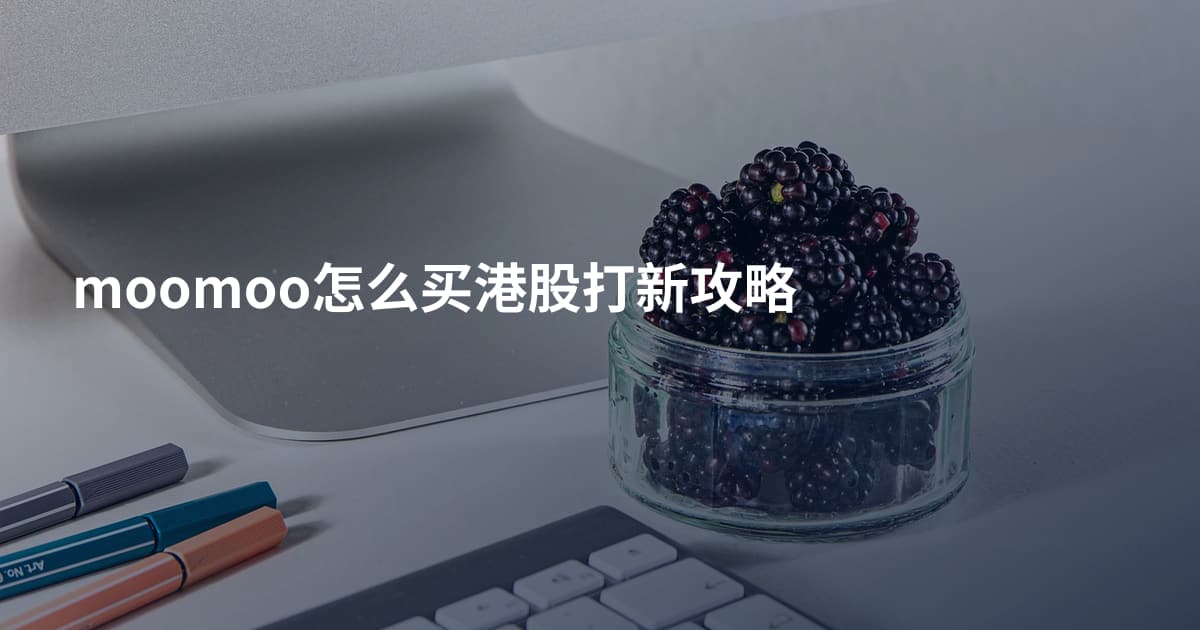 moomoo怎么买港股打新攻略