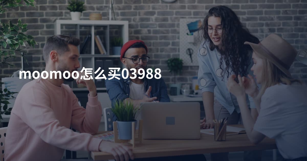 moomoo怎么买03988