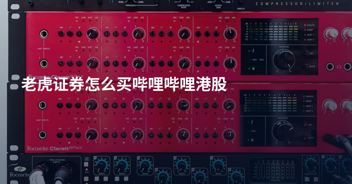 老虎证券怎么买哔哩哔哩港股