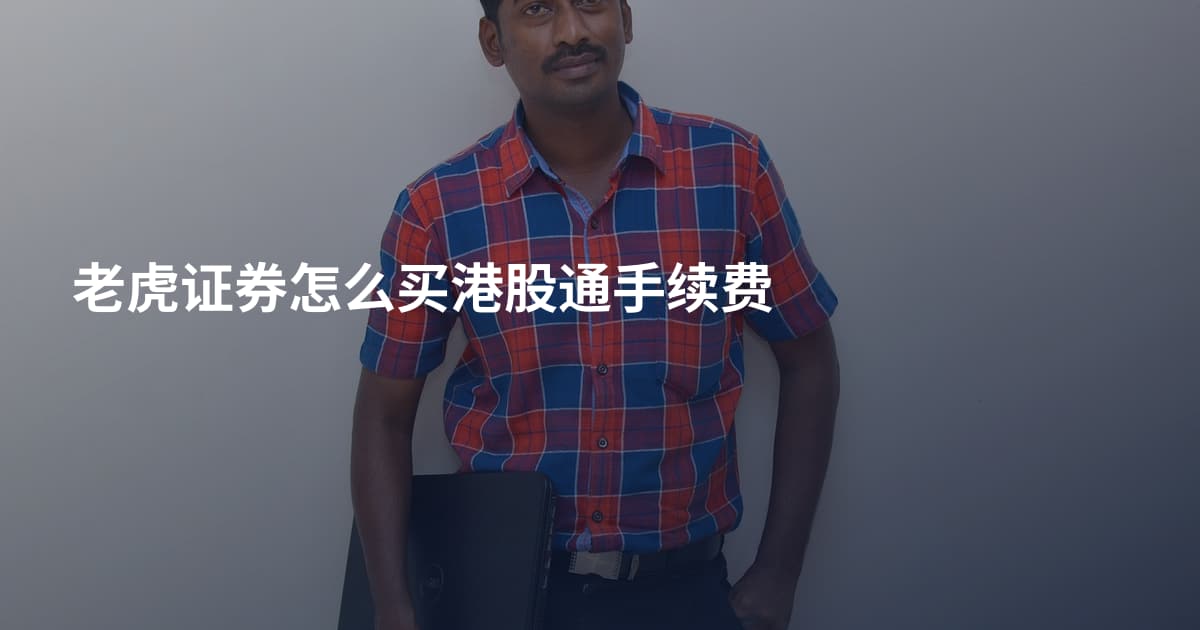 老虎证券怎么买港股通手续费