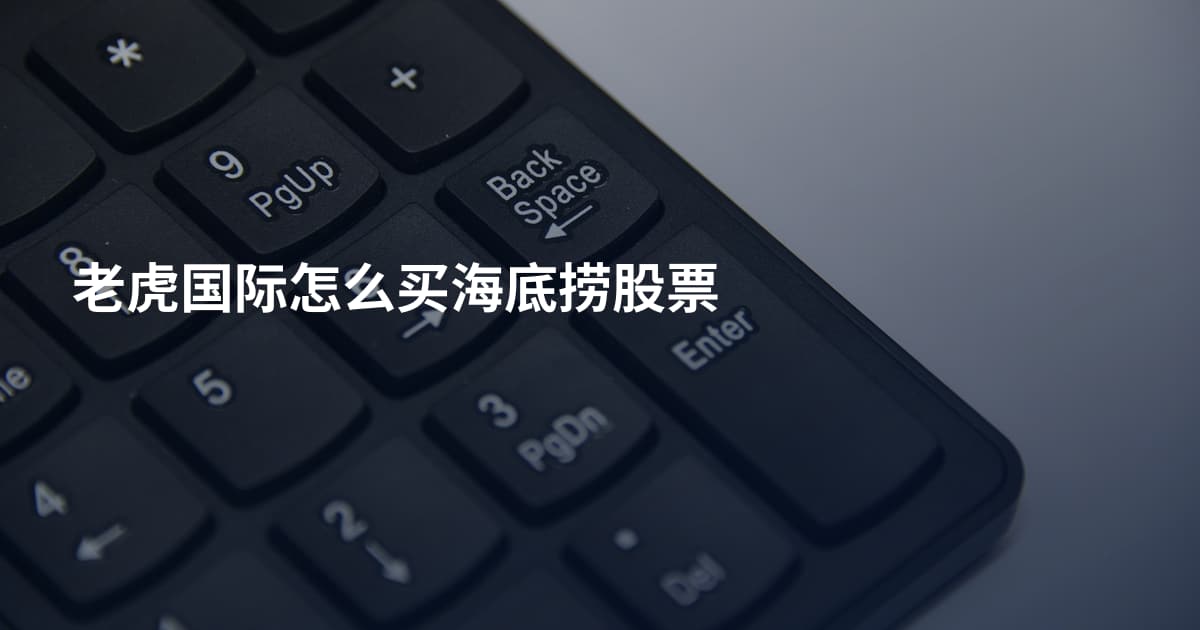 老虎国际怎么买海底捞股票