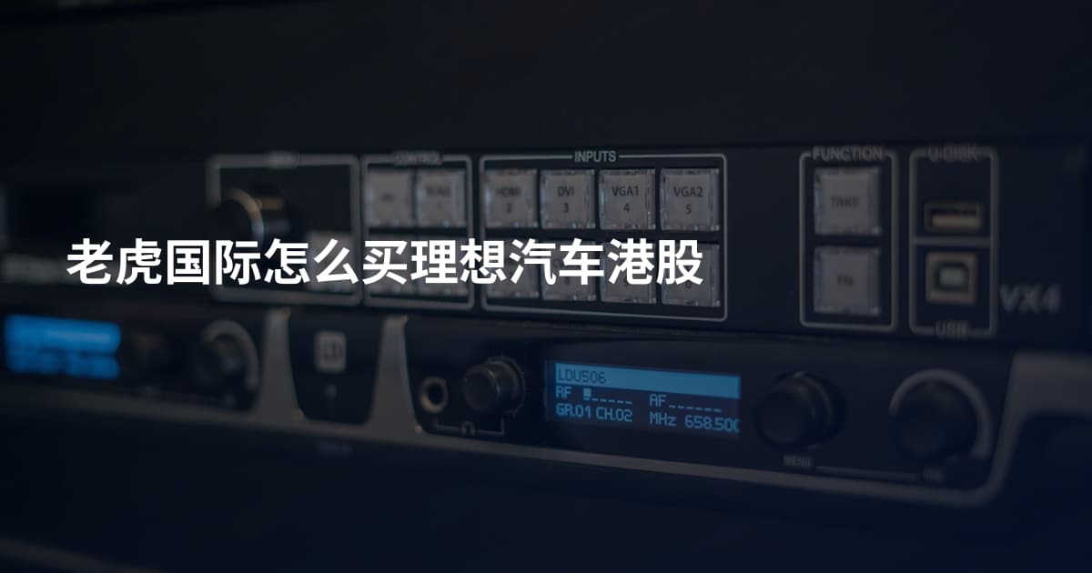 老虎国际怎么买理想汽车港股