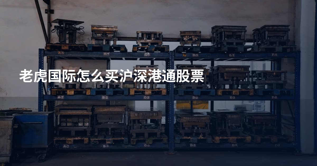 老虎国际怎么买沪深港通股票