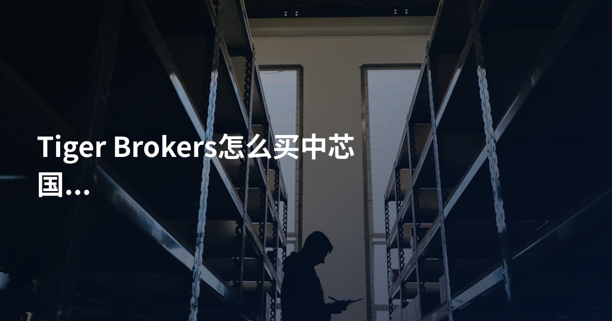 Tiger Brokers怎么买中芯国际股票