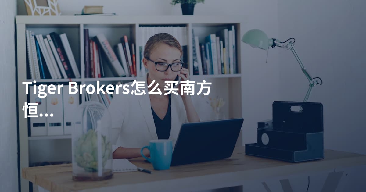Tiger Brokers怎么买南方恒生科技ETF