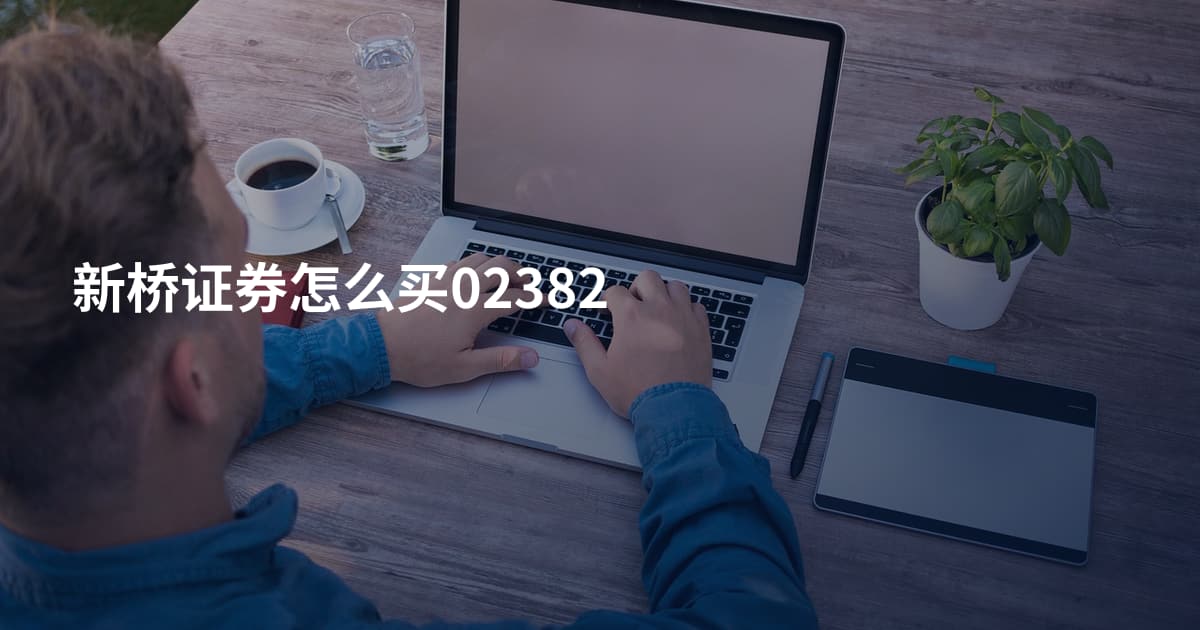 新桥证券怎么买02382