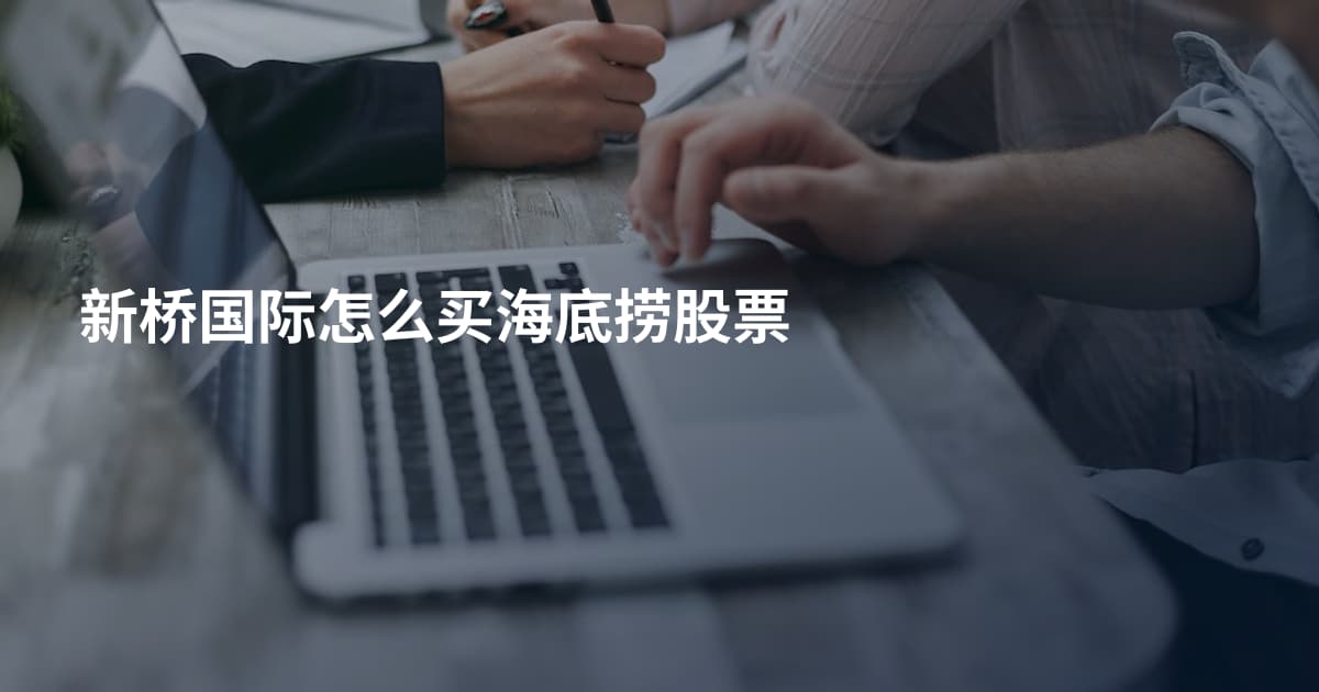 新桥国际怎么买海底捞股票