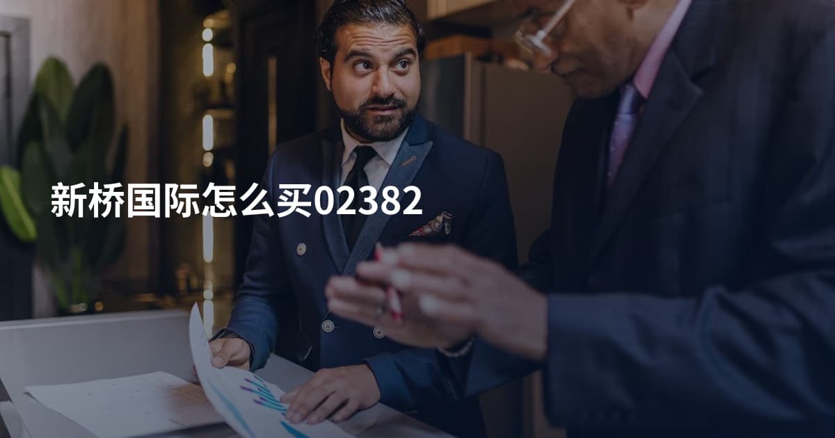 新桥国际怎么买02382