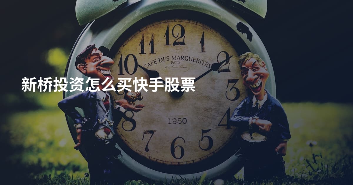 新桥投资怎么买快手股票