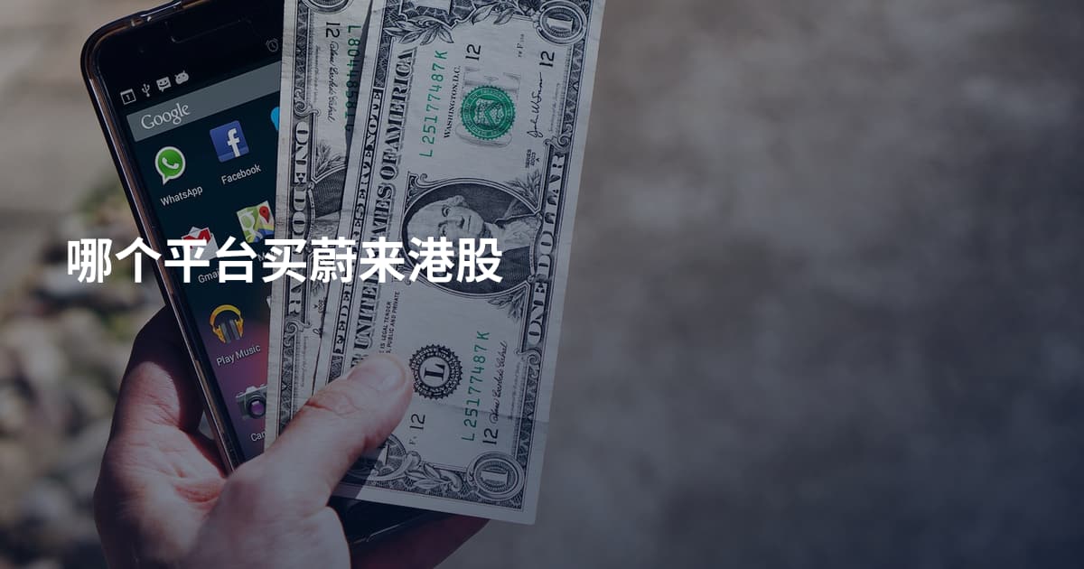 哪个平台买蔚来港股
