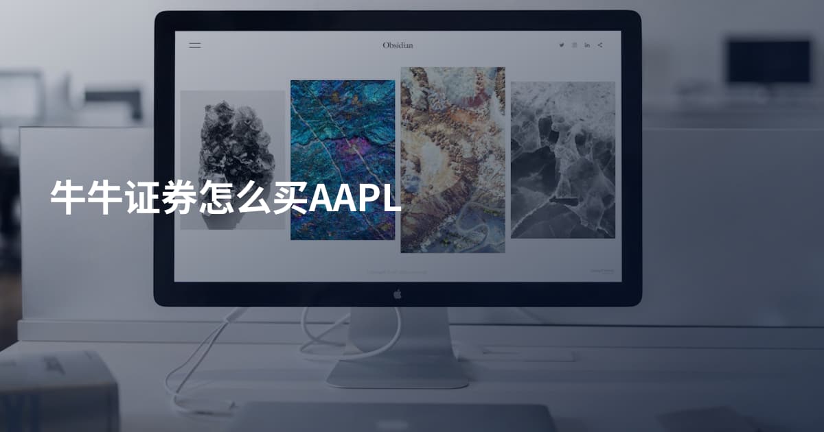 牛牛证券怎么买AAPL