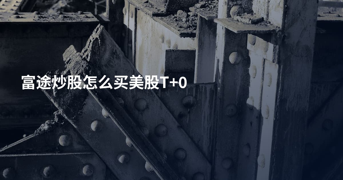 富途炒股怎么买美股T+0