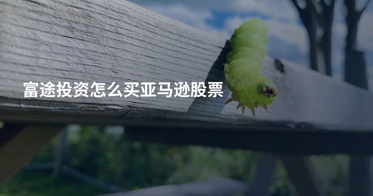 富途投资怎么买亚马逊股票