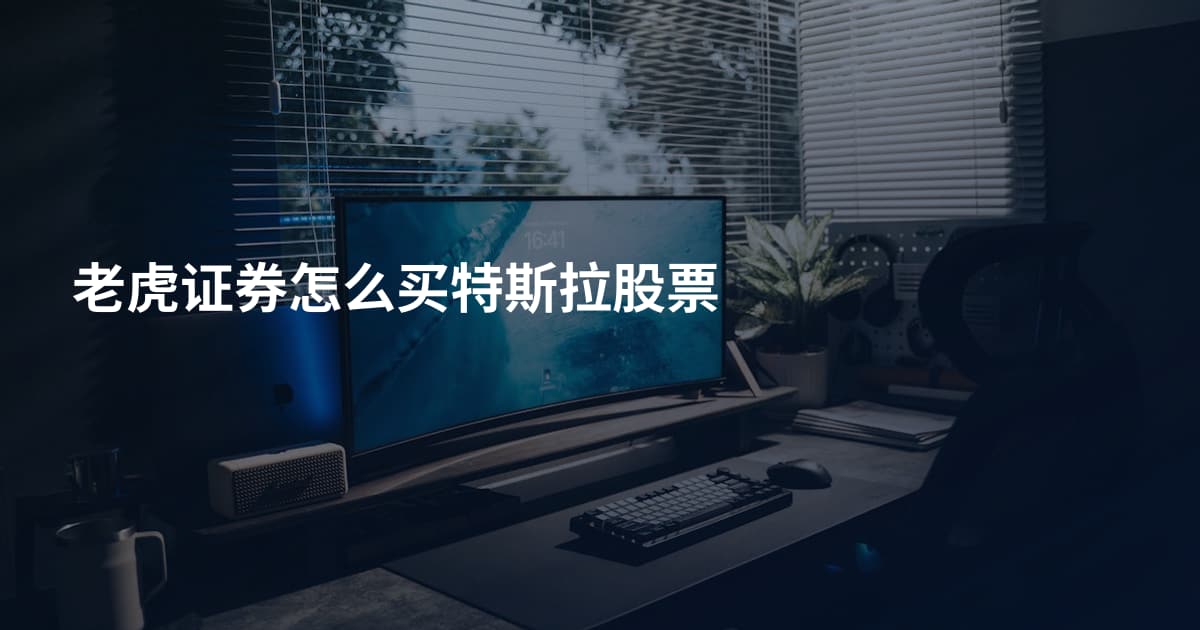 老虎证券怎么买特斯拉股票