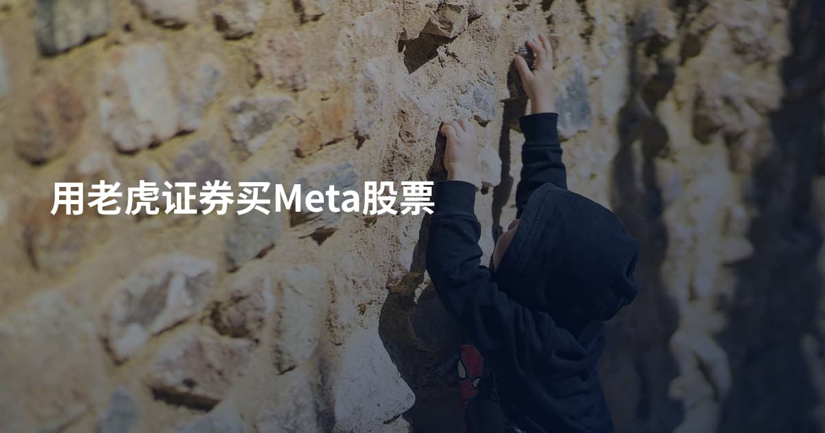 用老虎证券买Meta股票