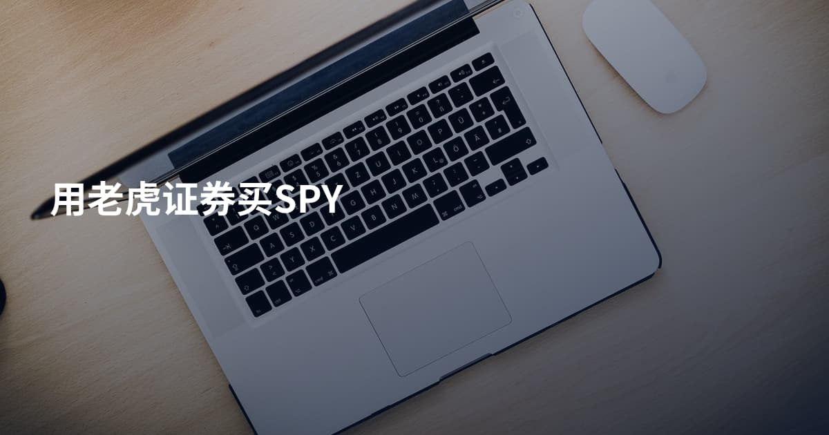 用老虎证券买SPY